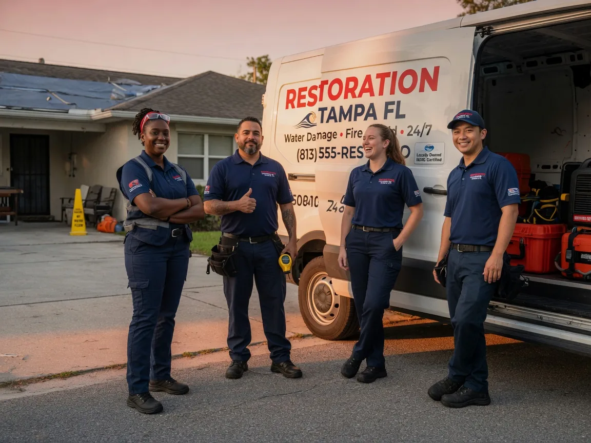 Water Damage Restoration company in Hustler, WI